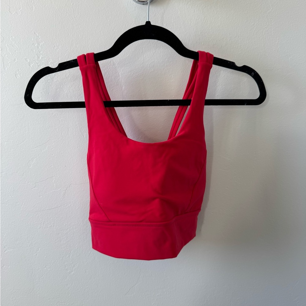 BuffBunny collection - Salsa Red Rosa Sports Bra - Size Medium